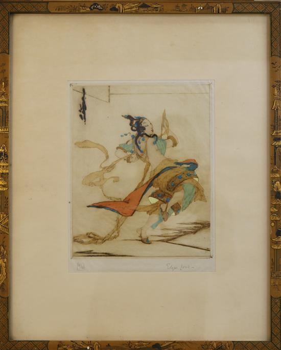 Elyse Ashe Lord (fl.1915-39) The Dance, Before The Dance and After the Dance largest 11.5 x 9in.